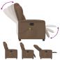 Preview: Massagesessel Braun Stoff