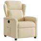 Preview: ARDEBO.de - Relaxsessel Creme Stoff