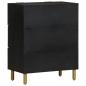 Preview: Sideboards 2 Stk. Schwarz 60x33x75 cm Holzwerkstoff