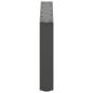 Preview: Couchtischbeine U-Form 2 Stk. Anthrazit 70x(30-31) cm Stahl