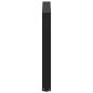 Preview: Esstischbeine U-Form 2 Stk. Schwarz 90x(72-73) cm Stahl