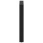 Preview: Esstischbeine U-Form 2 Stk. Schwarz 70x(72-73) cm Stahl
