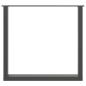 Preview: Esstischbeine U-Form 2 Stk. Anthrazit 80x(72-73) cm Stahl