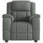 Preview: Massagesessel Dunkelgrau Stoff