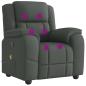 Preview: Massagesessel Dunkelgrau Stoff