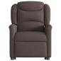 Preview: Relaxsessel mit Aufstehhilfe Dunkelbraun Stoff