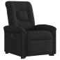 Preview: Relaxsessel mit Aufstehhilfe Schwarz Stoff