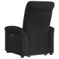 Preview: Relaxsessel mit Aufstehhilfe Schwarz Stoff