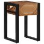 Preview: Beistelltisch Mehrfarbig 35x35x50 cm Altholz Massiv