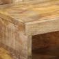 Preview: Nachttisch 50x27x50 cm Raues Mango-Massivholz