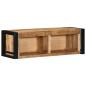 Preview: ARDEBO.de - TV-Schrank 80x30x25 cm Raues Massivholz Mango