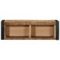 Preview: TV-Schrank 80x30x25 cm Raues Massivholz Mango