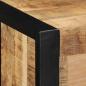 Preview: TV-Schrank 80x30x25 cm Raues Massivholz Mango