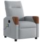 Preview: Massagesessel Hellgrau Stoff