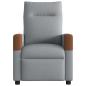 Preview: Massagesessel Hellgrau Stoff