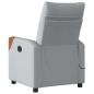 Preview: Massagesessel Hellgrau Stoff