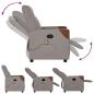 Preview: Massagesessel Taupe Stoff