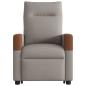 Preview: Relaxsessel mit Aufstehhilfe Taupe Stoff