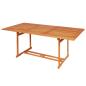 Preview: 9-tlg. Garten-Essgruppe mit Kissen Massivholz Teak