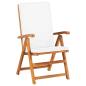 Preview: 9-tlg. Garten-Essgruppe mit Kissen Massivholz Teak