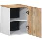 Preview: Bad-Hängeschrank 38x33,5x48 cm Massivholz Mango