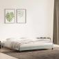 Preview: Bettgestell ohne Matratze Hellgrau 200x210 cm Samt