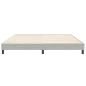 Preview: Bettgestell ohne Matratze Hellgrau 200x210 cm Samt