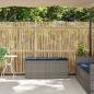 Preview: Gartenbank mit Kissen Grau 110x40x44 cm Poly Rattan