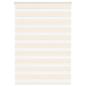 Preview: ARDEBO.de - Doppelrollo Marmorbeige 110x100cm Stoffbreite 105,9 cm Polyester