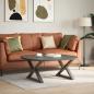 Preview: Couchtischbeine 2 Stk. Naturstahl 70x(42-43,3) cm Stahl