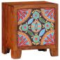 Preview: Nachttisch 40x30x45 cm Massivholz Akazie