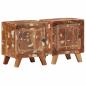 Preview: ARDEBO.de - Nachttisch 2 Stk. 40x32x46 cm Altholz Massiv