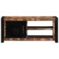 Preview: TV-Schrank 80x30x35 cm Massivholz Altholz