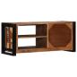 Preview: TV-Schrank 80x30x35 cm Massivholz Altholz