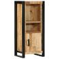 Preview: ARDEBO.de - Badschrank 40x30x90 cm Raues Massivholz Mango