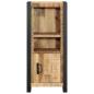 Preview: Badschrank 40x30x90 cm Raues Massivholz Mango