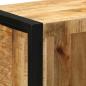 Preview: Badschrank 40x30x90 cm Raues Massivholz Mango