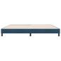 Preview: Boxspringbett ohne Matratze Dunkelblau 180x210 cm Samt