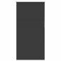 Preview: Verdunkelungsrollo Schwarz 75x175 cm Stoffbreite 70,7 cm