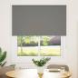 Preview: Verdunkelungsrollo Grau 130x175cm Stoffbreite 126,6cm Polyester