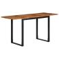 Preview: ARDEBO.de - Esstisch 140x70x75 cm Massivholz Akazie