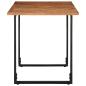 Preview: Esstisch 140x70x75 cm Massivholz Akazie