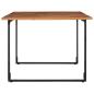 Preview: Esstisch 200x100x75 cm Massivholz Akazie