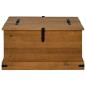 Preview: Truhe HALDEN 91x91x47 cm Massivholz Kiefer