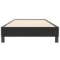 Preview: Boxspringbett ohne Matratze Schwarz 90x220 cm Samt