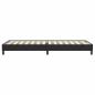 Preview: Boxspringbett ohne Matratze Schwarz 90x220 cm Samt