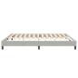 Preview: Boxspringbett ohne Matratze Hellgrau 200x210 cm Samt
