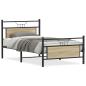 Preview: Bettgestell ohne Matratze Sonoma-Eiche 100x190 cm Holzwerkstoff