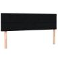 Preview: Boxspringbett mit Matratze Schwarz 160x210 cm Samt