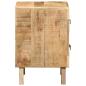 Preview: Nachttisch 2 Stk. 40x32x46 cm Raues Massivholz Mango